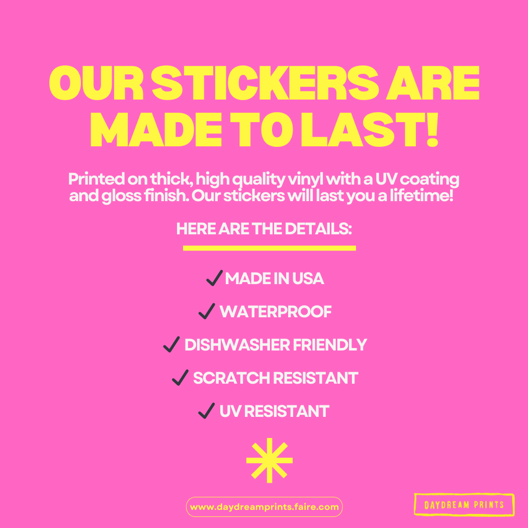 Best Coast Vinyl Sticker | California Surf Beach Decal 3"
