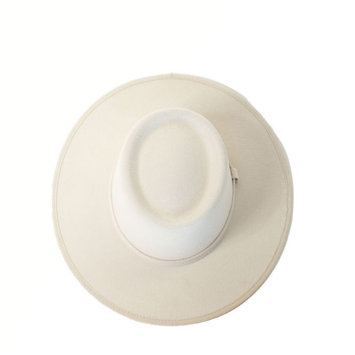 Vegan Suede Crown Top Hats: Dark Taupe