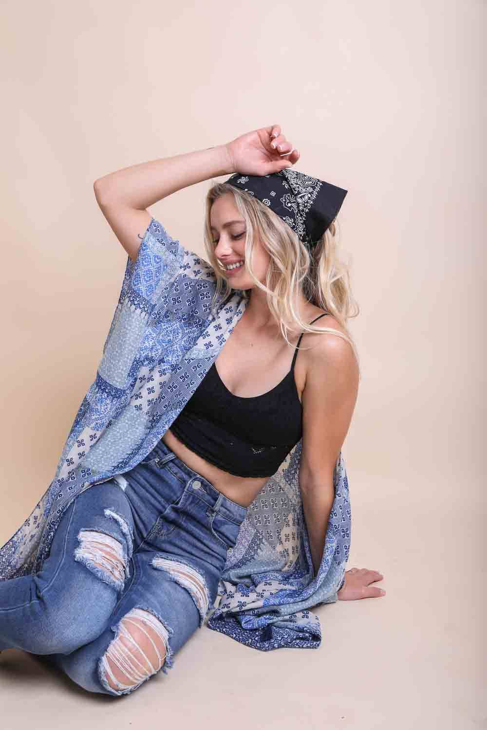 Muted Color Bandana - Perfect Summer & Everyday Accessory ☀️: Lemon