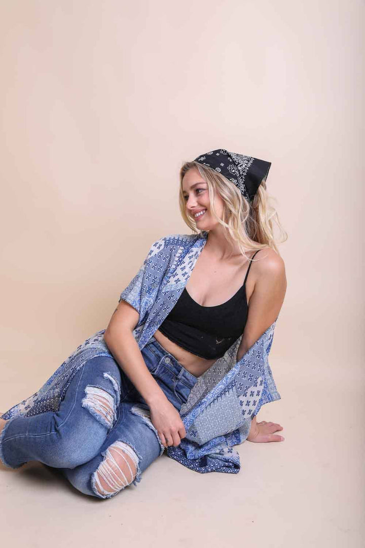 Muted Color Bandana - Perfect Summer & Everyday Accessory ☀️: Lemon