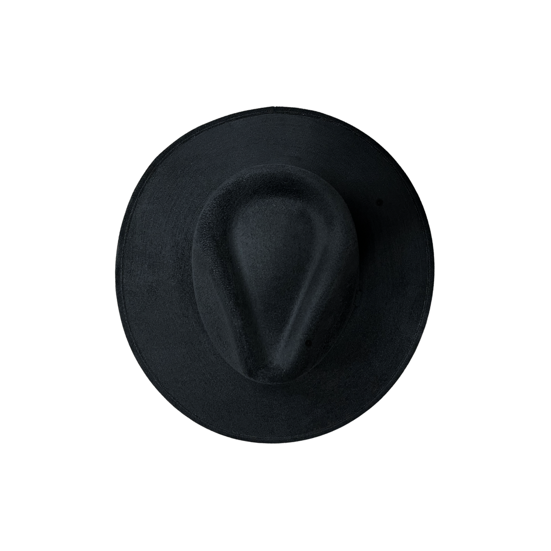 Vegan Suede Rancher Hat: Nude
