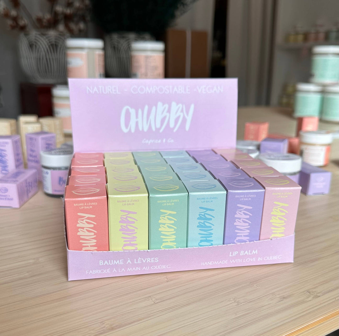 CHUBBY - Vegan Lip Balm: Chaï Vanille ( Vanilla Chai )